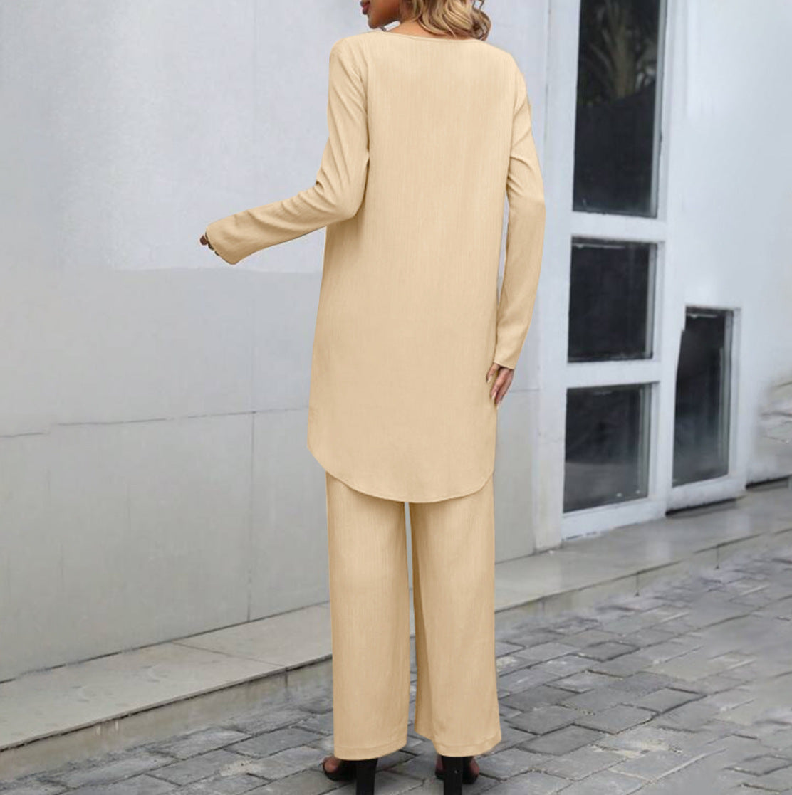 Modesty - 2-delige wijde jumpsuit
