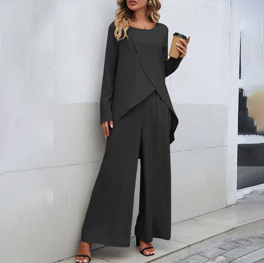 Modesty - 2-delige wijde jumpsuit